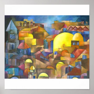 Poster Cidade Antiga de Jerusalém