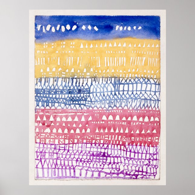 Poster Cidade Antiga de Klee (Frente)