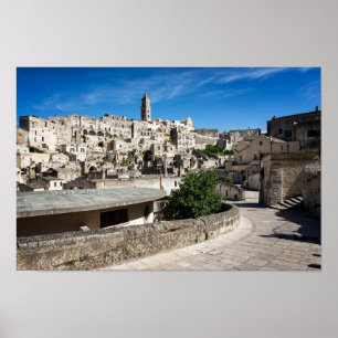 Poster Cidade antiga de Sassi di Matera