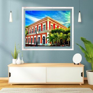 Poster Cidade Antiga do México Imagens de Edifícios Antig