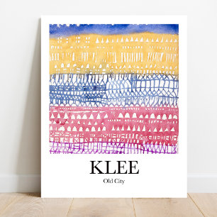 Poster Cidade Antiga por Paul Klee