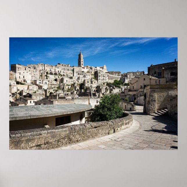 Poster Cidade antiga Sassi di Matera (Frente)