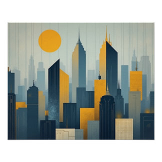 Póster Cidade ao Sol
