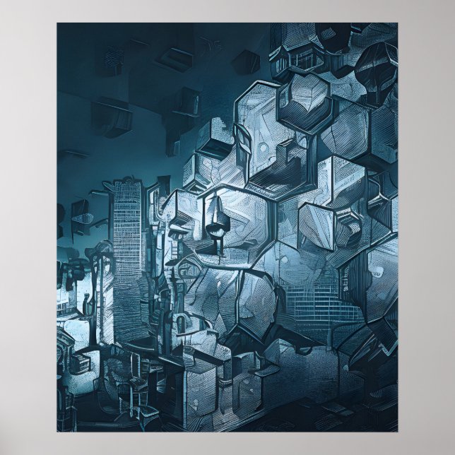 Poster cidade apocalíptica postada (Frente)