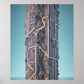 Poster cidade apocalíptica postada