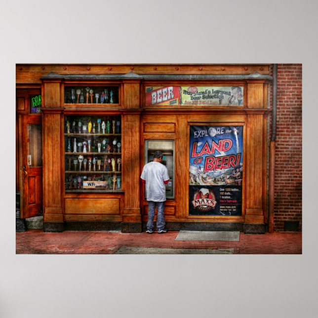 Poster Cidade - Baltimore MD - Explore a terra da cerveja (Frente)
