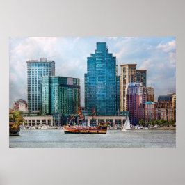 Póster Cidade - Baltimore MD - Porto leste