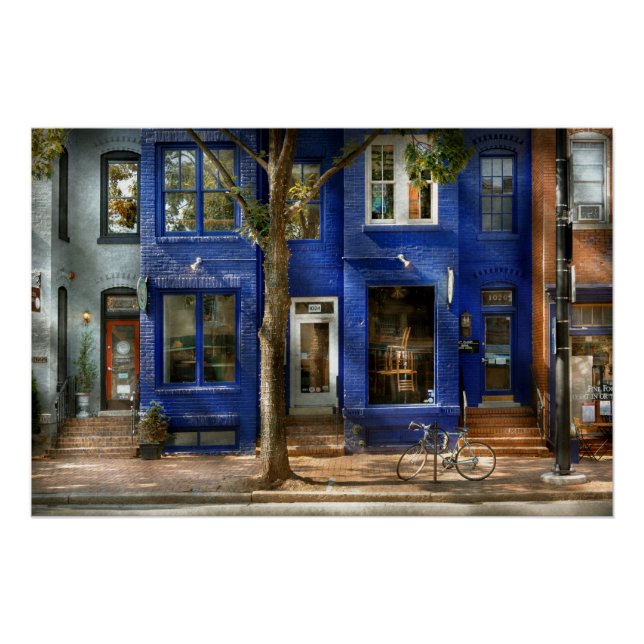 Póster Cidade - Bicicleta - Alexandria, VA - A urbs (Frente)