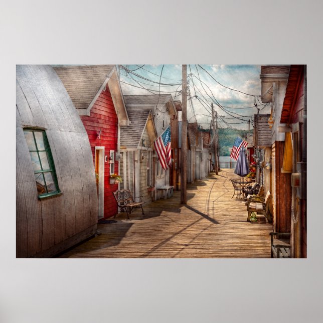 Póster Cidade - Canandaigua, NY - Shanty town (Frente)
