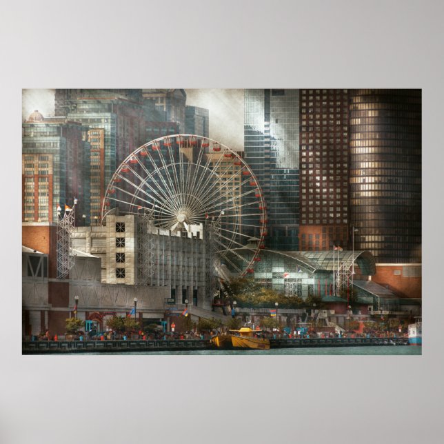 Póster Cidade - Chicago, IL - Pier Pressure (Frente)