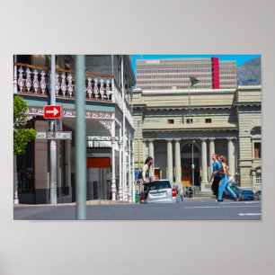Poster Cidade da África do Sul da Cidade do Cabo