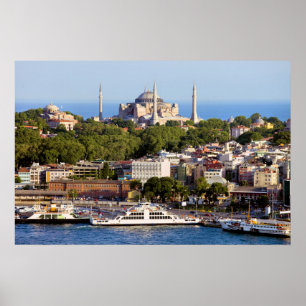 Poster Cidade da arquitectura da cidade de Istambul em