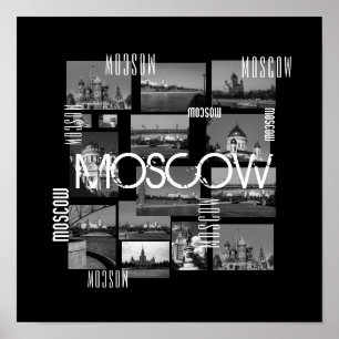 Poster Cidade da Catedral de Moscou, Rua Basil