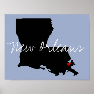 Poster Cidade da Louisiana