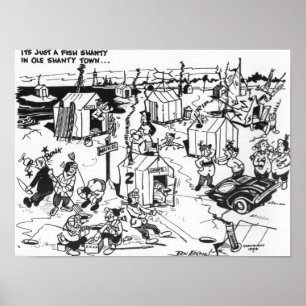 Póster Cidade da pesca do gelo