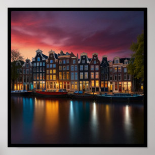 Poster Cidade de Amesterdã