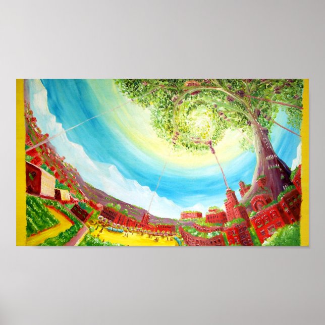 Poster Cidade de Árvore (Frente)