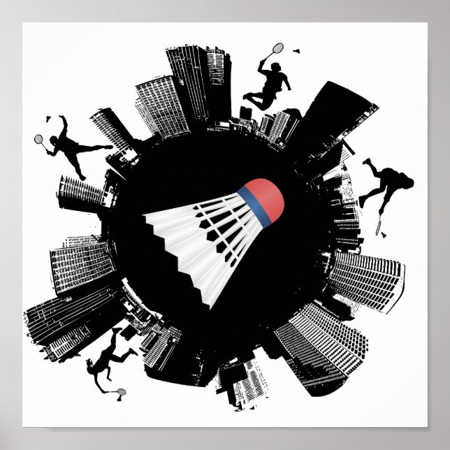 Poster Cidade de Badminton (Frente)