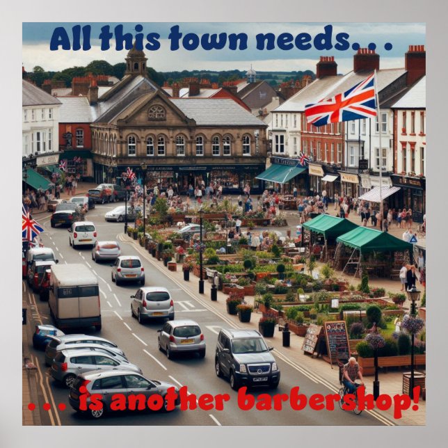 Poster Cidade de Barbershop (Frente)