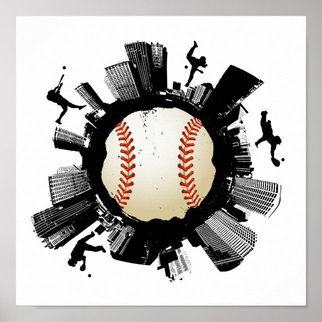 Poster Cidade de Baseball (Frente)
