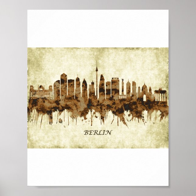 Poster Cidade de Berlim Alemanha (Frente)