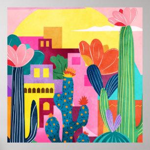 Poster Cidade de Cactus