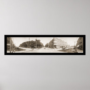 Póster Cidade de Charles, foto 1907 de Iowa