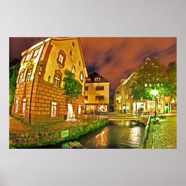 Poster Cidade de conto de fadas Freiburg (Frente)