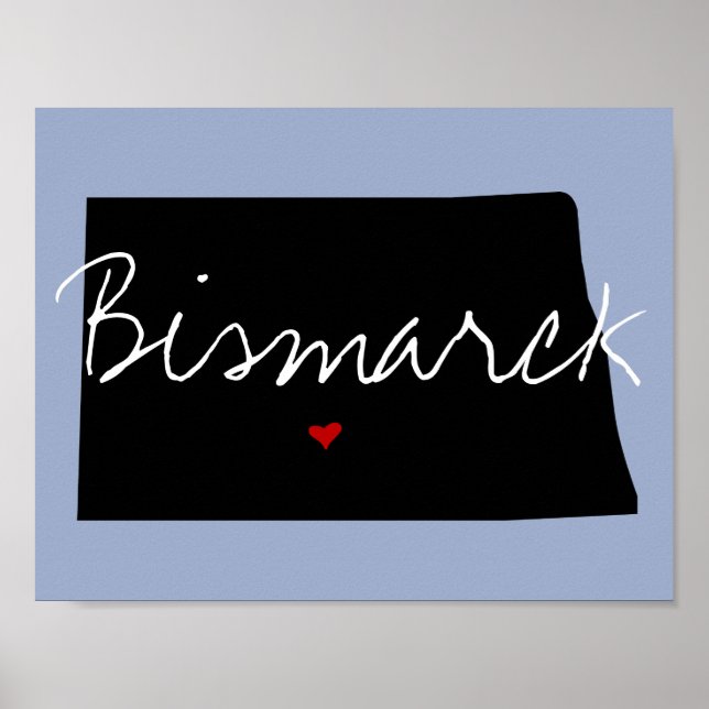 Póster Cidade de Dakota do Norte (Frente)