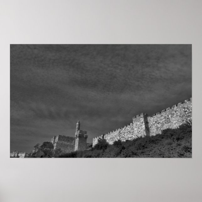 Poster Cidade de David Jerusalem (Frente)