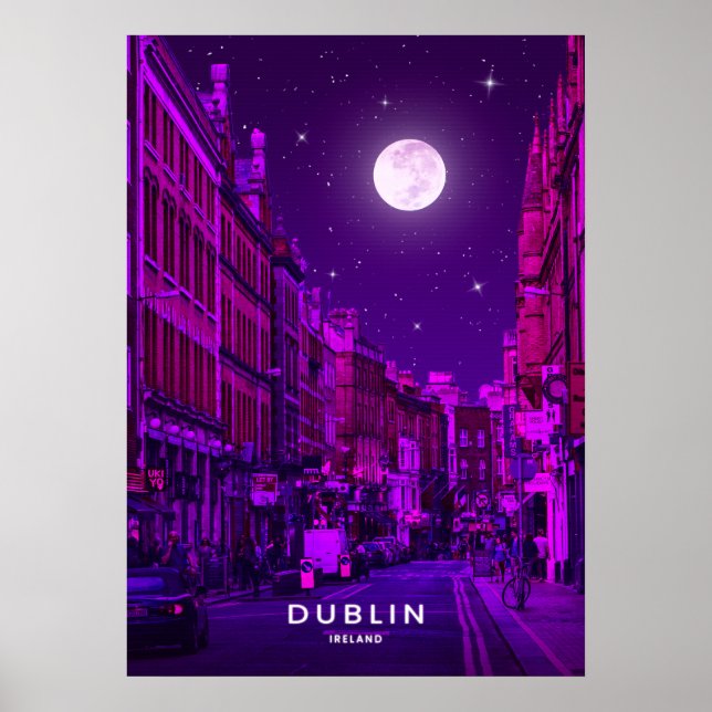 Poster Cidade de Dublin (Frente)
