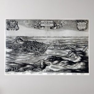 Póster Cidade de Edimburgo do Sul