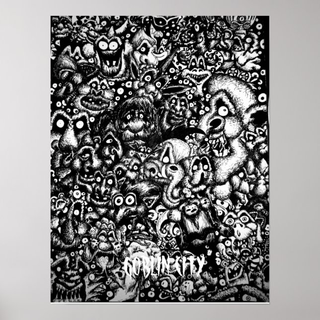Póster Cidade de Goblin (Frente)