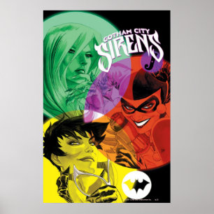 Póster Cidade de Gotham Sirens Cv14