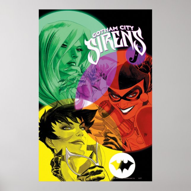 Póster Cidade de Gotham Sirens Cv14 (Frente)