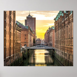 Poster Cidade de HamburgoScape