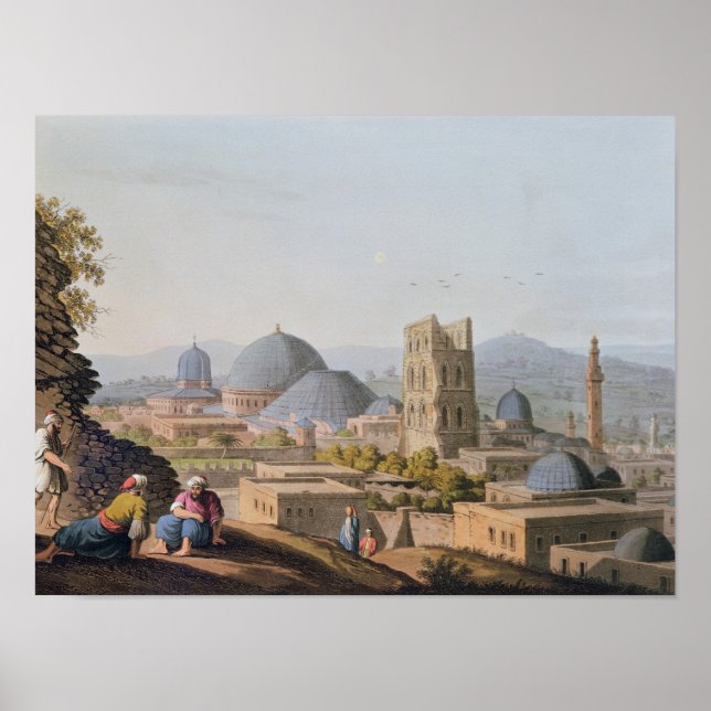Poster Cidade de Jerusalém, 1812 (Frente)