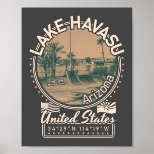 POSTER CIDADE DE LAKE HAVASU - ARIZONA
