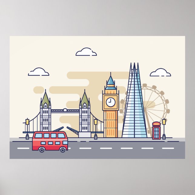 Poster Cidade de Londres (Frente)