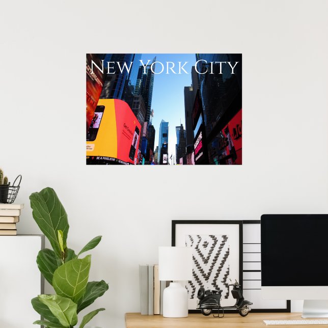 Poster Cidade de Nova York  (Escritório em casa)