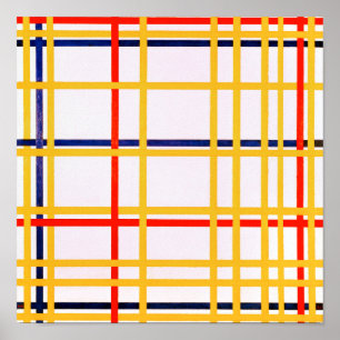 Poster Cidade de Nova York I Piet Mondrian