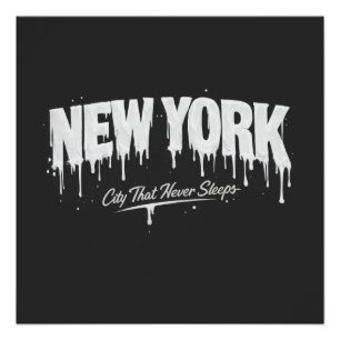 Póster Cidade de Nova York Que Nunca Dorme