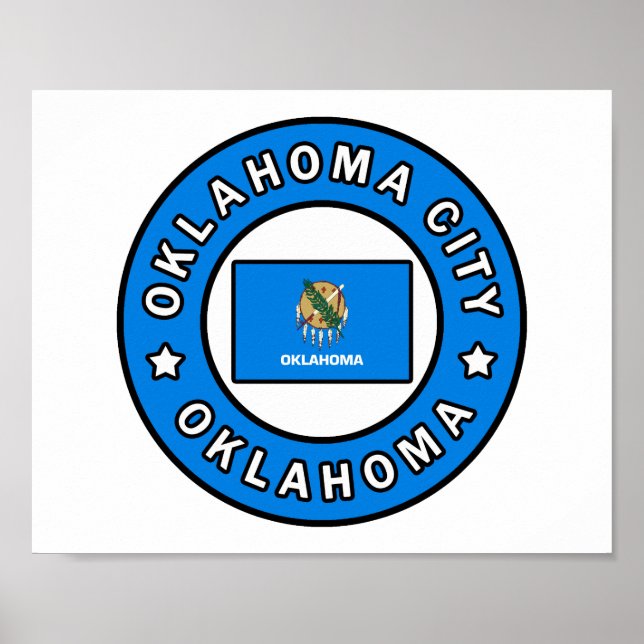 Poster Cidade de Oklahoma Oklahoma (Frente)