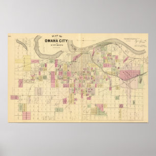 Póster Cidade de Omaha, Nebraska