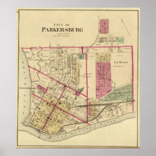 Póster Cidade de Parkersburg, West Virginia