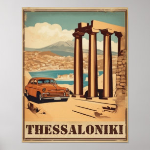 Poster Cidade de Salónica, souvenir de vocação Grécia