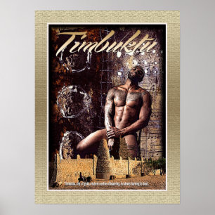 Póster Cidade de Timbuktu, Dourada