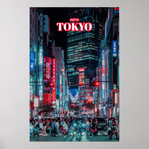Poster Cidade de Tóquio 2 - Japão