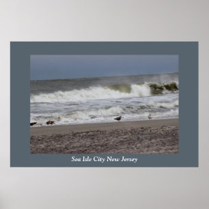 Póster Cidade de Waves Sea Isle