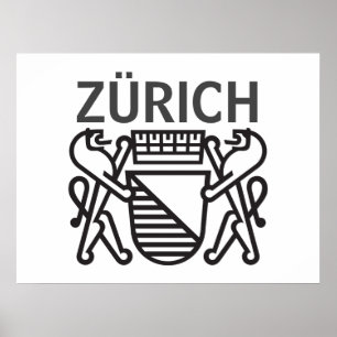 Poster Cidade de Zürich, SUIÇA